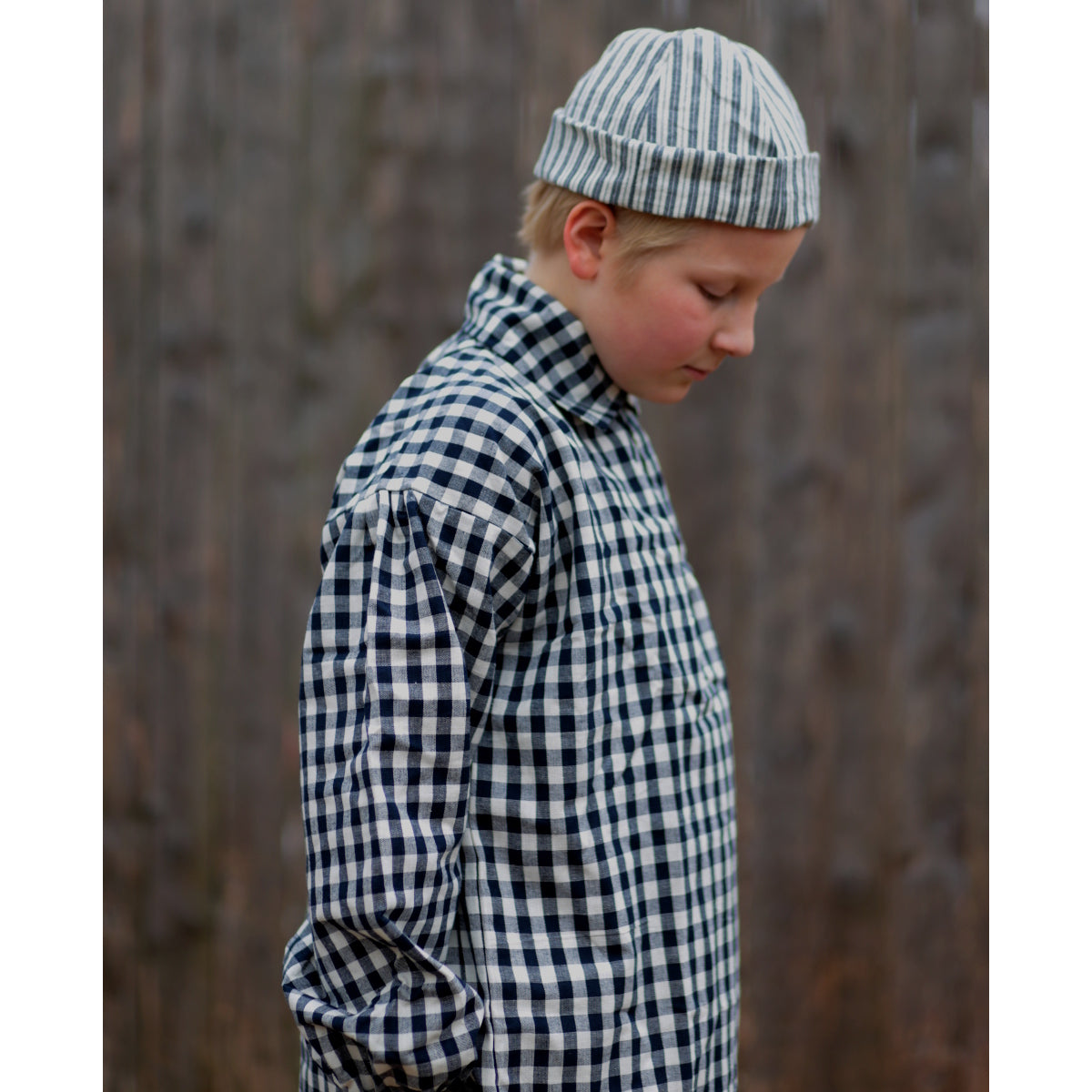 Boys' Workshirt Blue Checked – Townsends