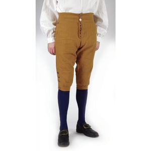 Fly Front Knee Breeches - Cotton Canvas