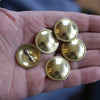 Brass Buttons Large or Small 5PK