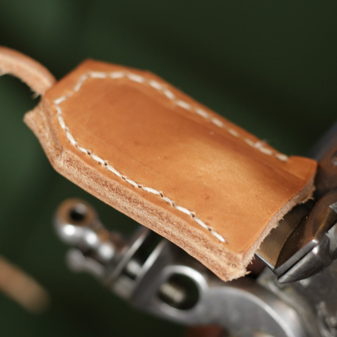Handmade Leather Frizzen Stall / Frizzen Cover for Flintlock 