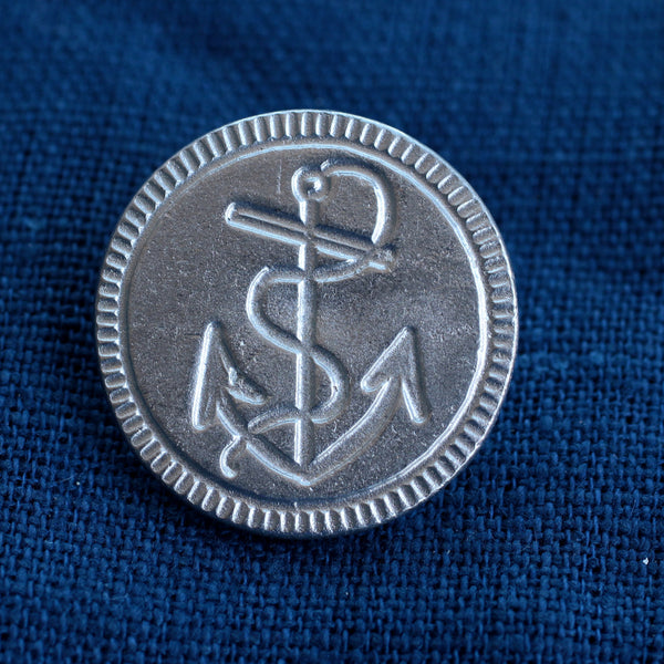 1-1/16" Marine Buttons Embellished Rim XL