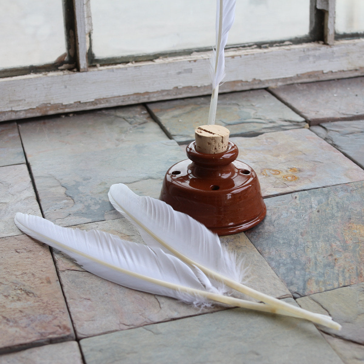 Redware Inkwell – Townsends