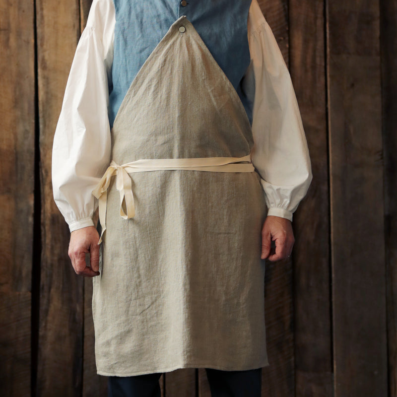 Tradesman's Apron in Natural Linen