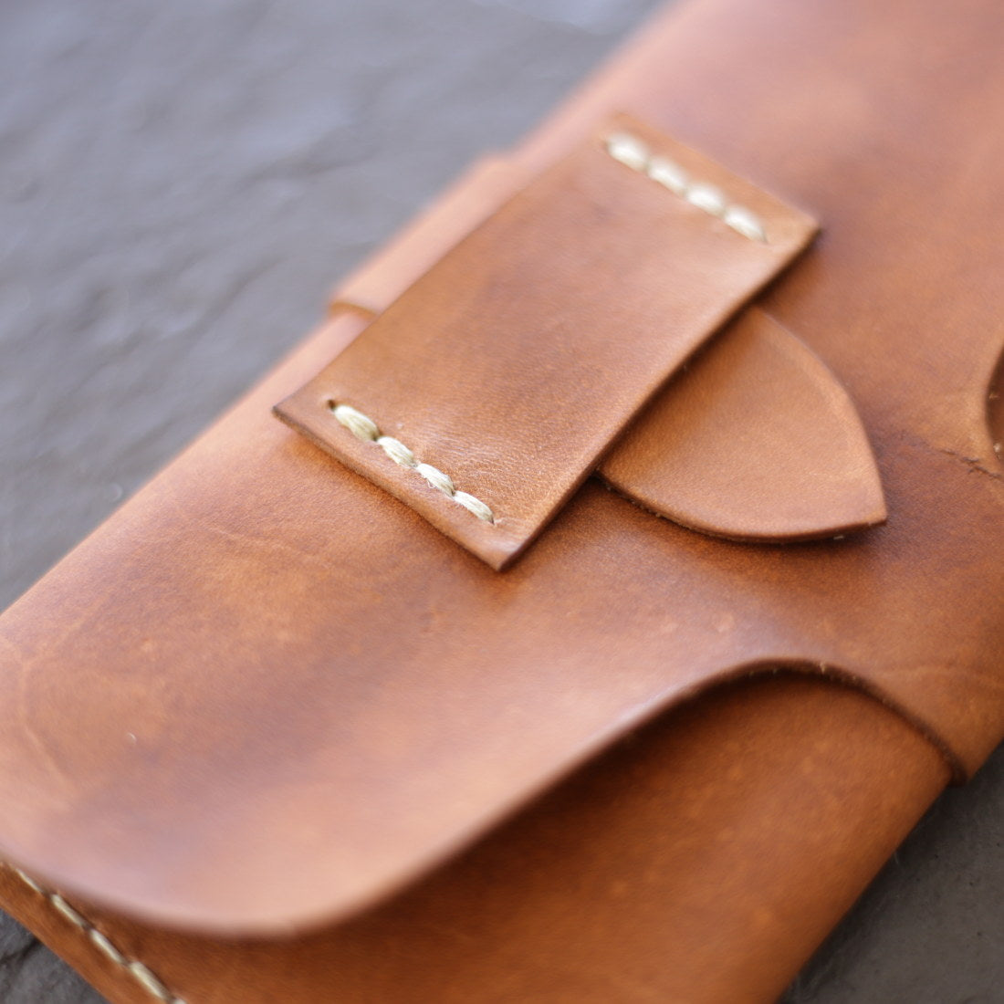 Matelassé leather wallet