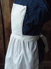 Pinner Apron in White Muslin