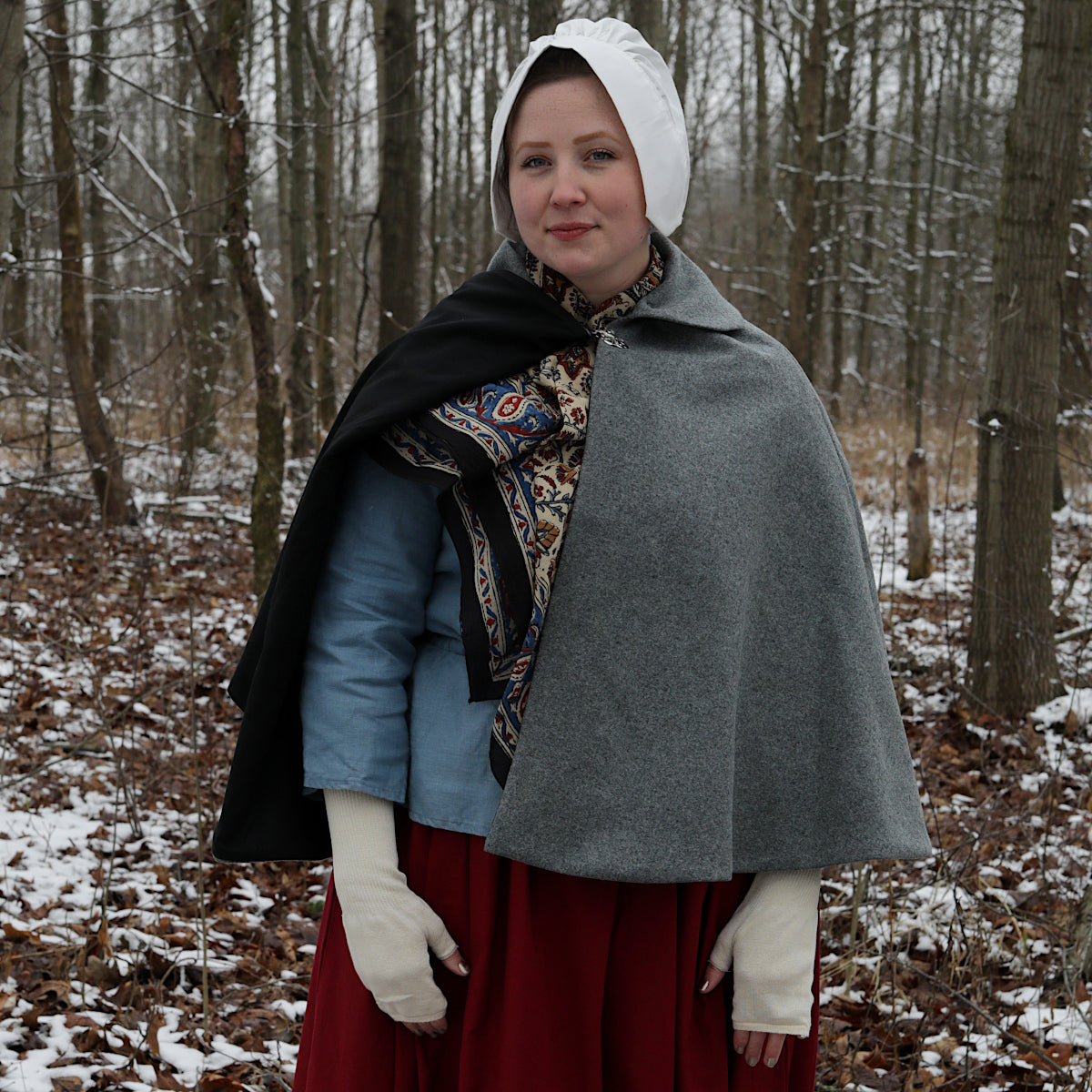 Short cheap cape coat