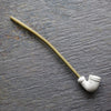 Deluxe White Stoneware Ribbed Pipe