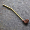 Deluxe Redware Ribbed Pipe