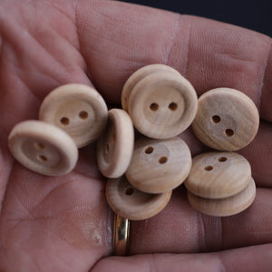 Wooden Buttons Pkg of 10