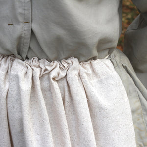 Drawstring Apron in Osnaburg