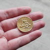 Gold Continental Artillery Button