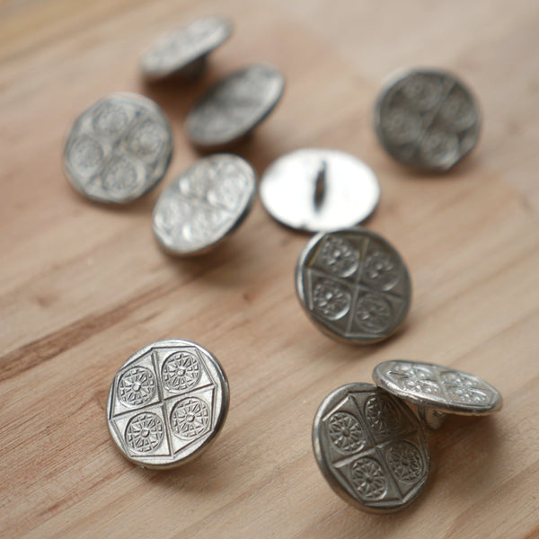 7/8" X-Hex Button