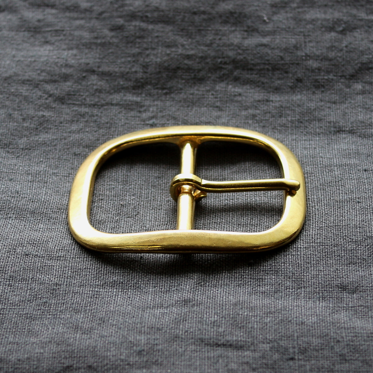 1 3/4 inch Polished Solid Brass Belt Buckle - F1