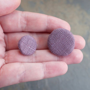 Linen Covered Buttons 5/8" or 7/8"