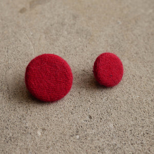 Wool Covered Buttons 5/8" or 7/8"