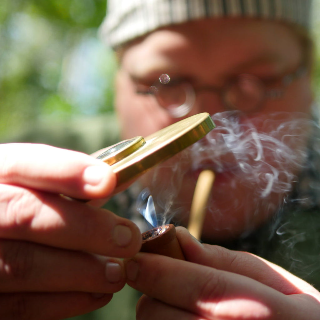 Tobacco Box with Burning Lens   BB-229