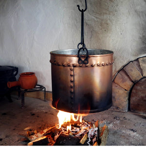 Riveted Copper Kettle C-4515