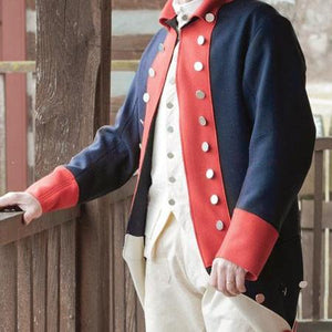 Mens Costume Rev War Coat