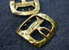 Men's Shoe Buckles Plain Brass