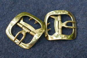 Men's Shoe Buckles Plain Brass   CS-926