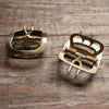 Men's Shoe Buckles Plain Brass