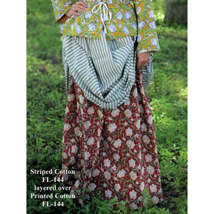 Drawstring Skirt - Printed