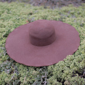 Fur Felt Hat Blank - Brown