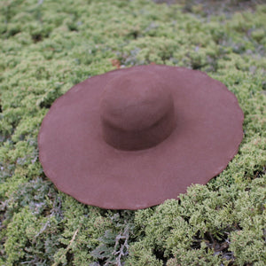 Fur Felt Hat Blank - Brown