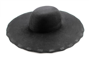 Fur Felt Hat Blank - Black