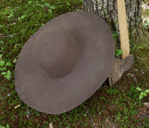 Brown Standard Wool Felt Hat Blank (Unlined) – Townsends display picture 1