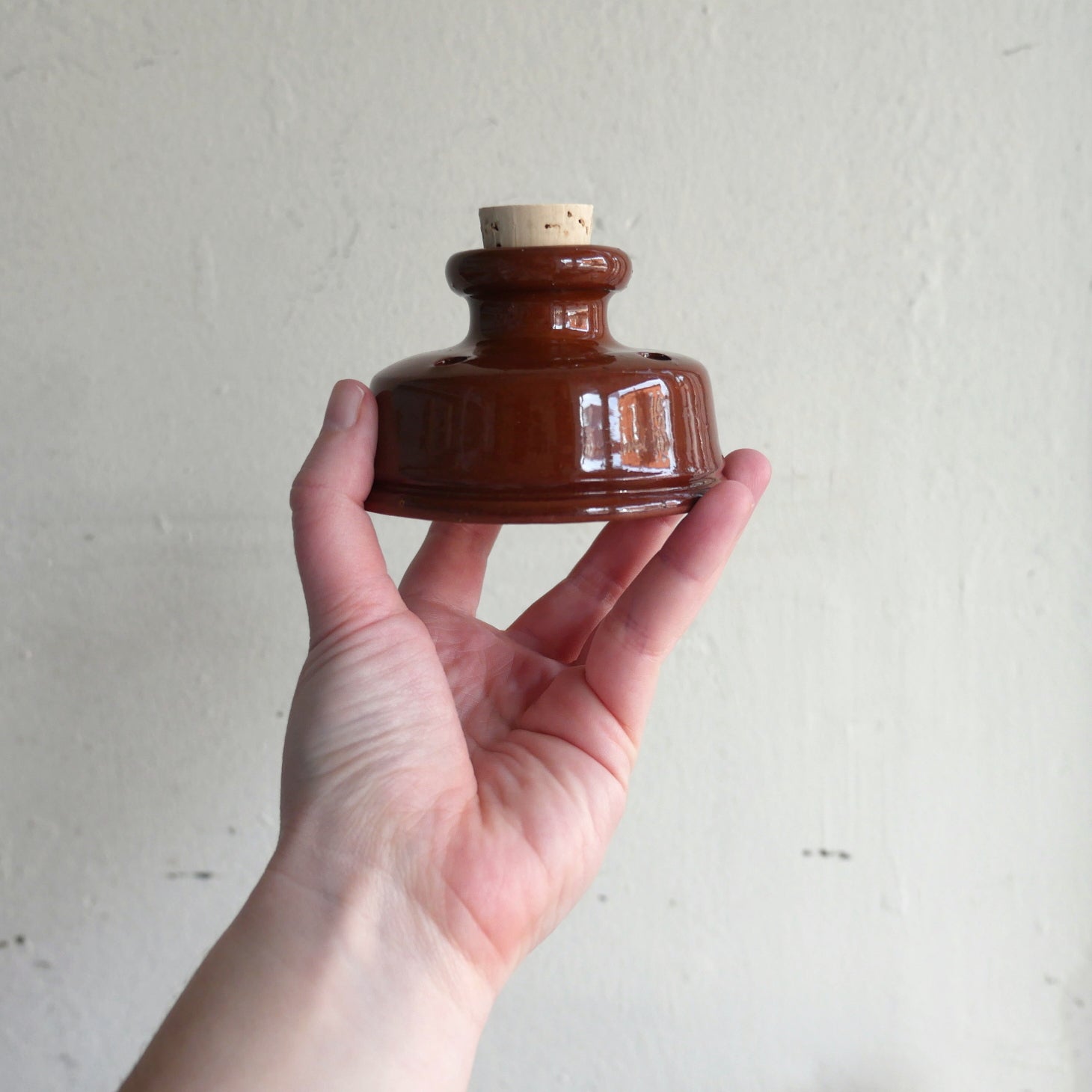 Redware Inkwell – Townsends