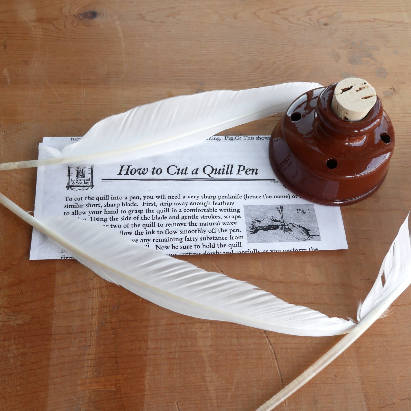 Redware Inkwell – Townsends