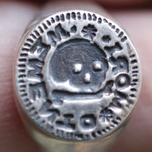 Memento Mori Signet Ring