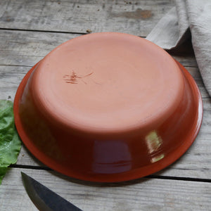 Redware Pie Pan