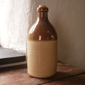 Stoneware Beer Bottle