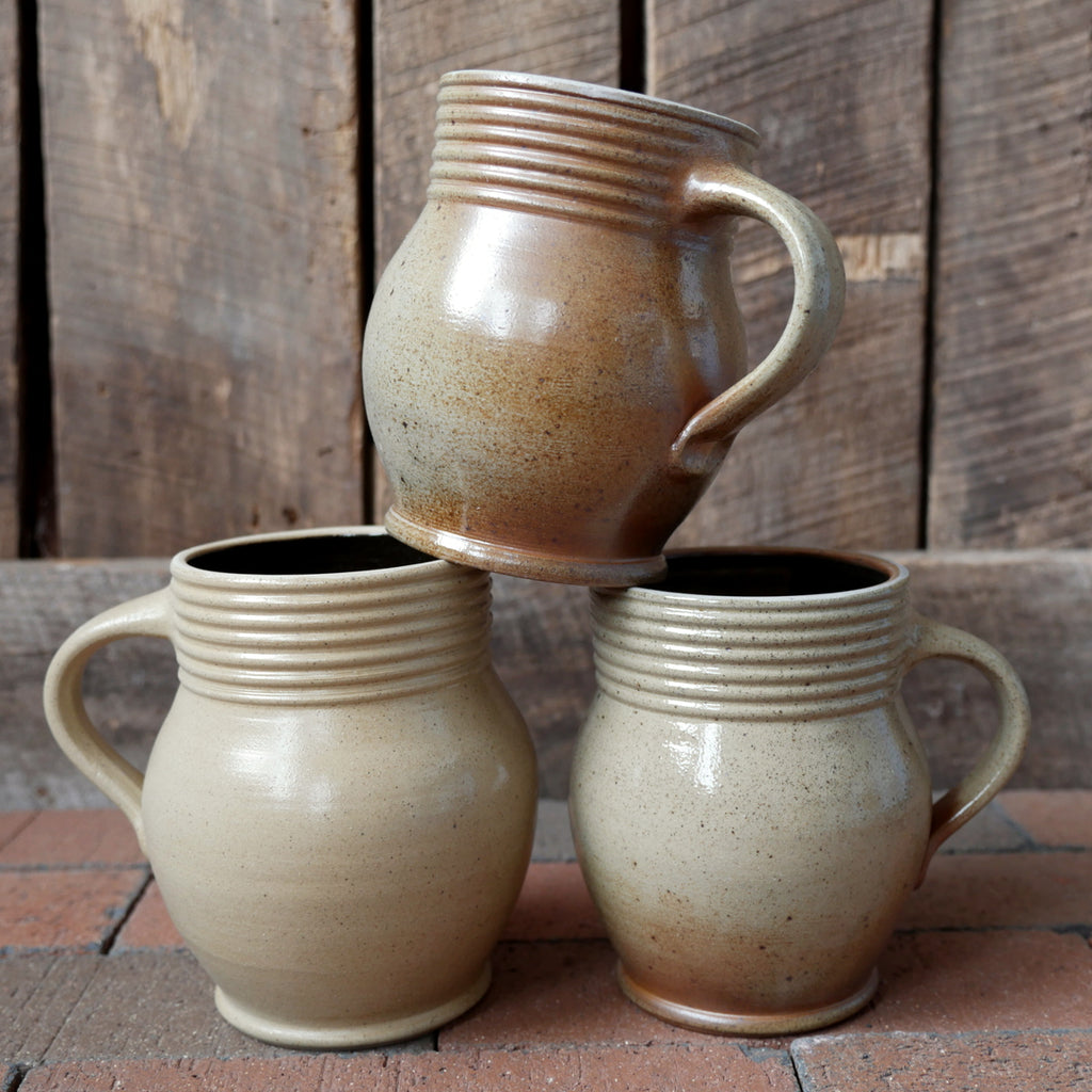 Reproduction 1/2 gallon pottery pitcher (stoneware, redware