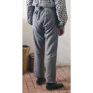 Fall Front Trousers in Linen