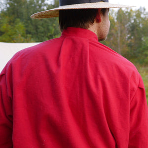 Red Flannel 19th Century Trade Shirt