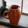 Clear Glazed Redware Pitcher P-4163