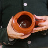 Clear Glazed Redware Pitcher P-4163