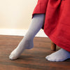 Plain Gray Silk Stockings