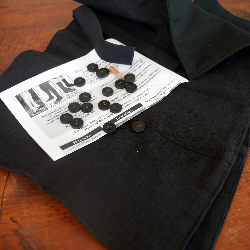 Half-Length Spatterdashes (Black)