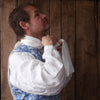 Men's White Silk Cravat