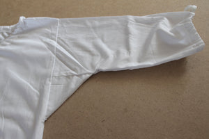 Chemise in Plain White Cotton