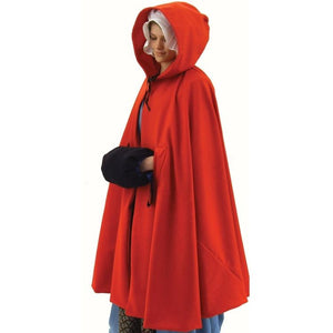 Ladies Red Wool Cloak