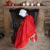 Ladies Red Wool Cloak
