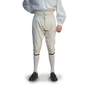 Fly Front Knee Breeches - Linen