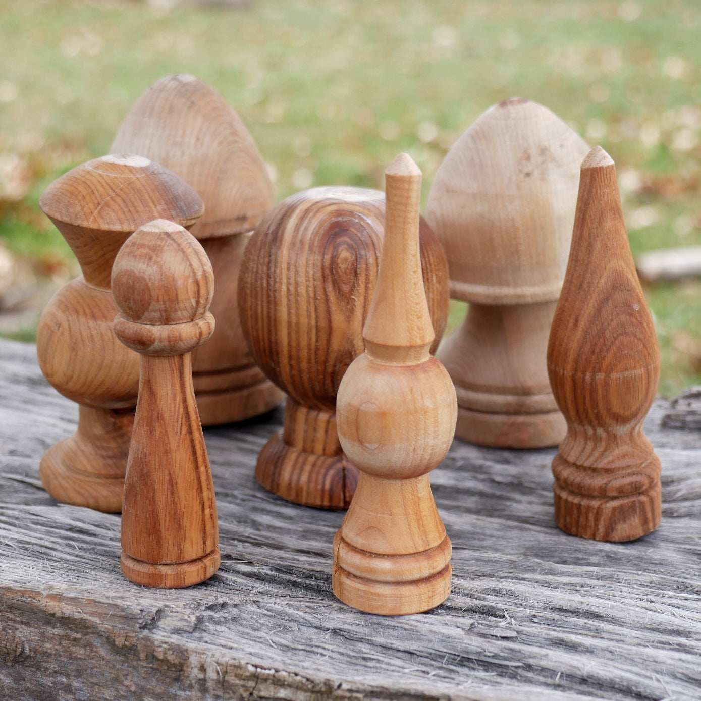 Wooden Finial Set of 4 -  Denmark