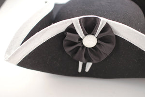 Standard Wool Felt Tricorn Black