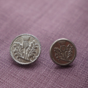 Thistle Button 3/4" or 5/8" Pack of Ten